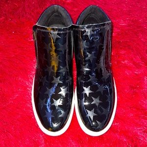 Kenneth Cole Leather Star Sneakers